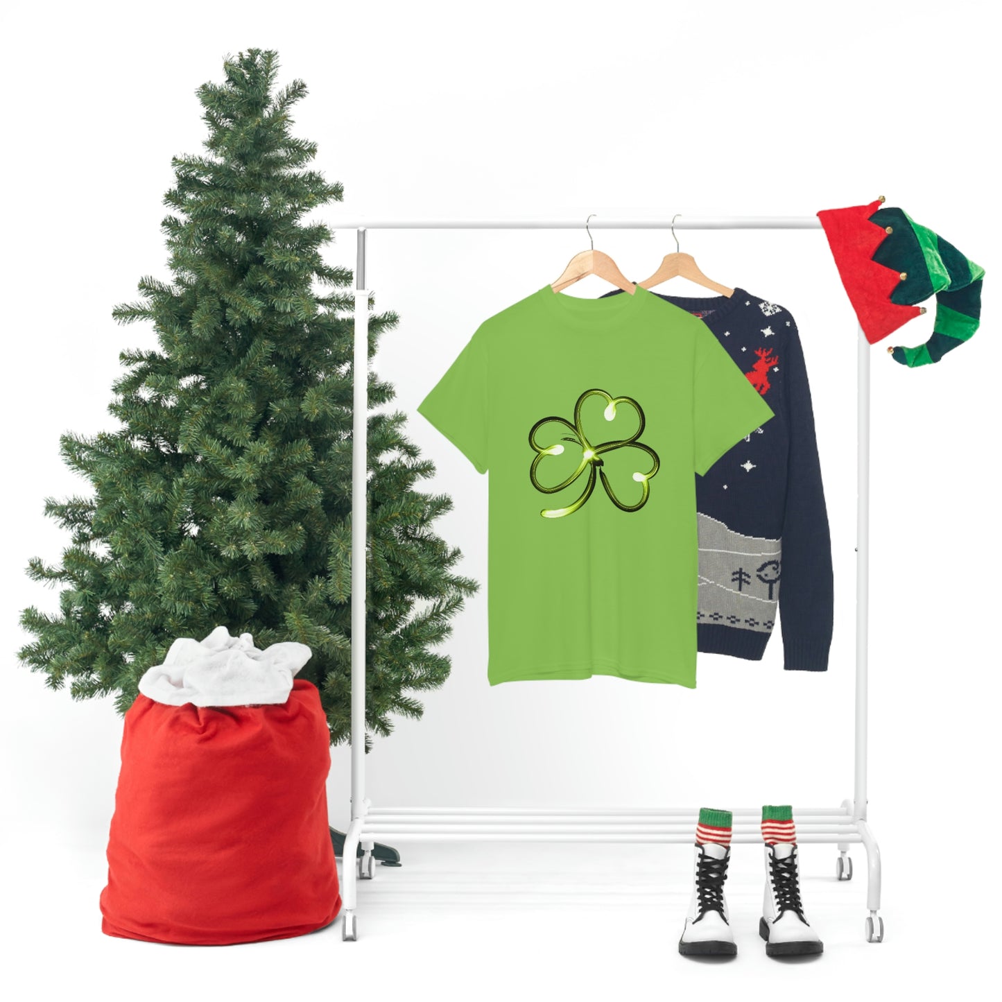 Simple Shamrock Unisex Cotton T-shirt