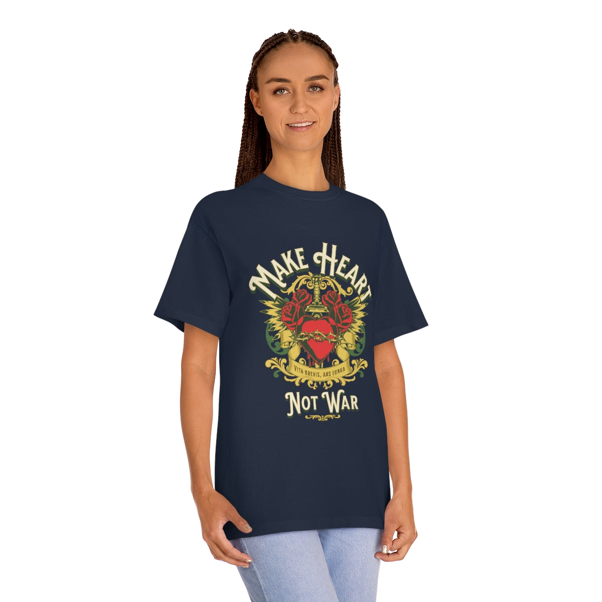 Make Heart Not War Unisex Classic Tee