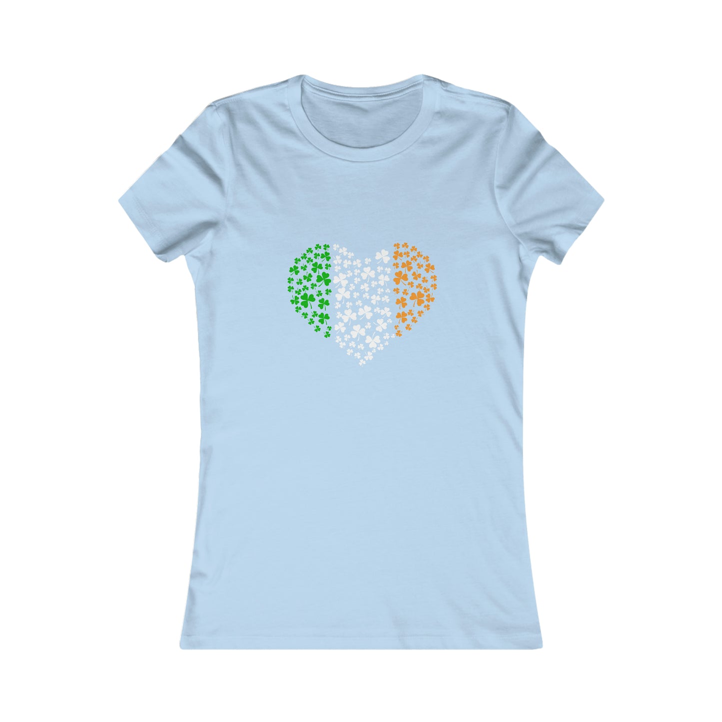Irish Flag Hearts Women's Cotton Tee