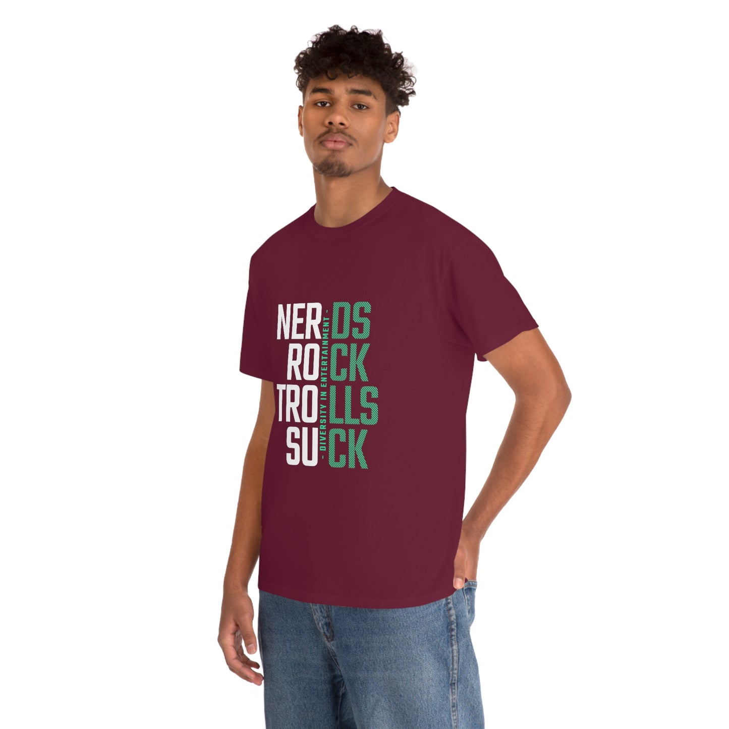 Nerds Rock Troll Suck Unisex Cotton T-shirt