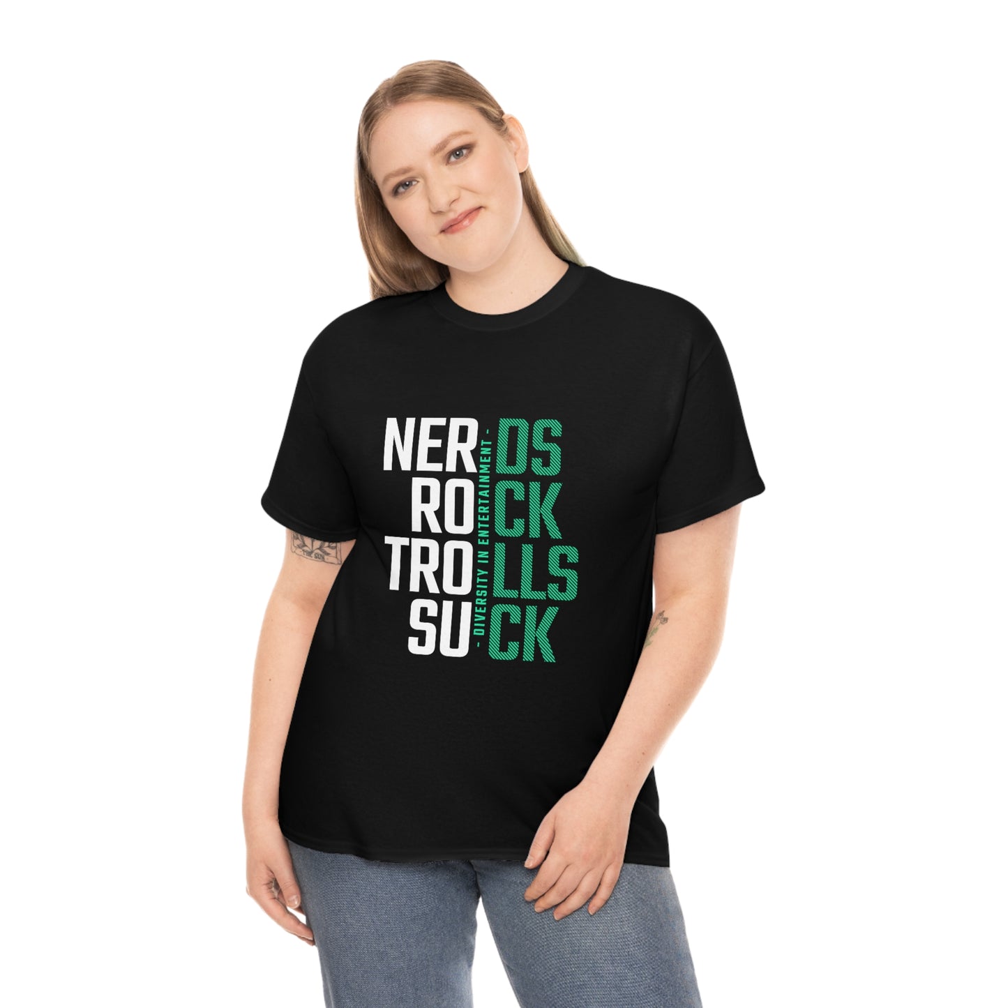 Nerds Rock Troll Suck Unisex Cotton T-shirt
