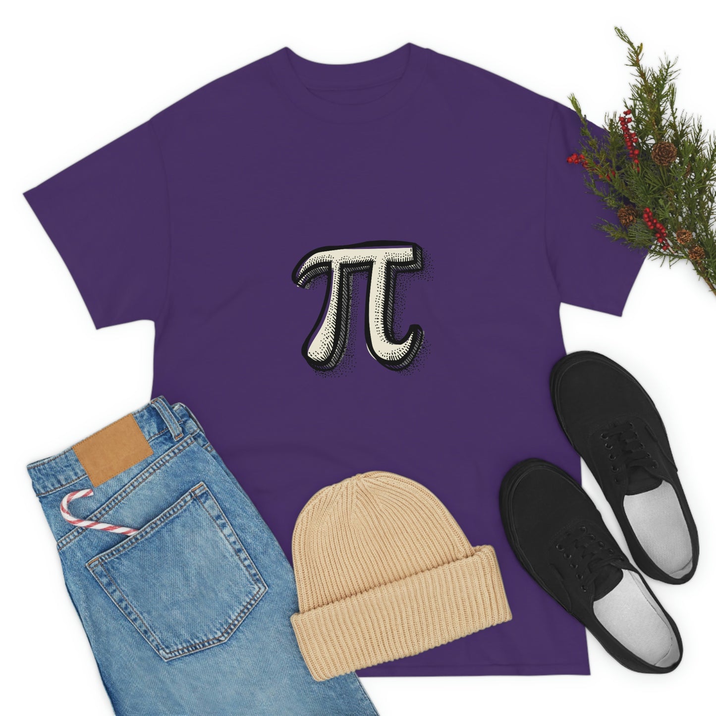 Sketchy Pi Unisex Cotton T-shirt