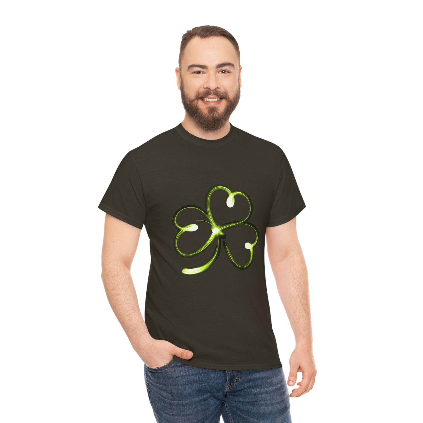 Simple Shamrock Unisex Cotton T-shirt