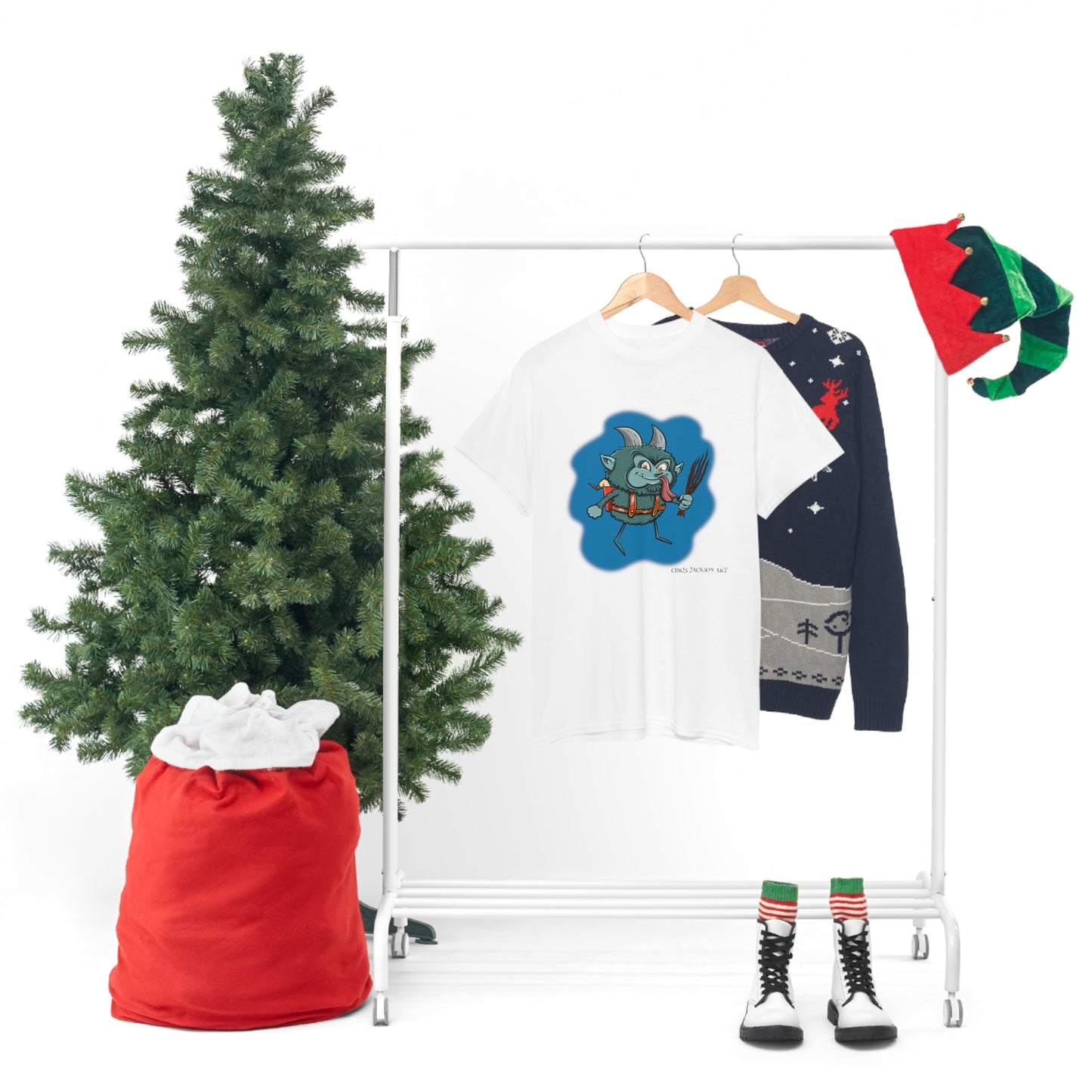 Chris Jackson KRAMPUS Unisex Cotton T-shirt
