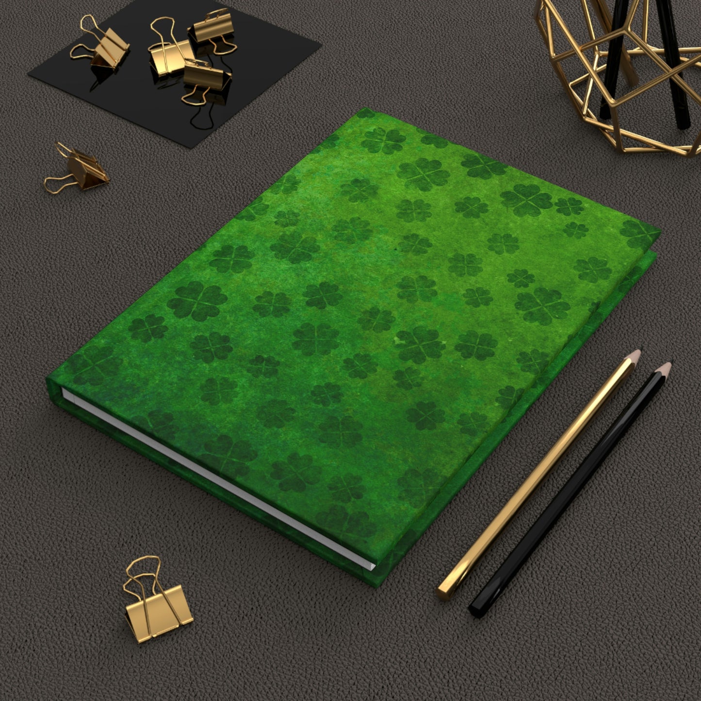 Green-Out Notebook Book Hardcover Journal Matte