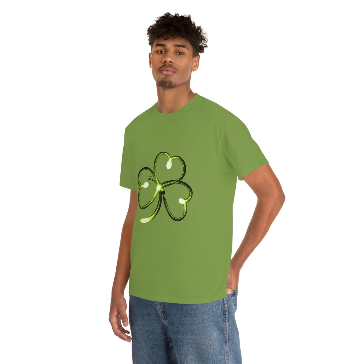 Simple Shamrock Unisex Cotton T-shirt