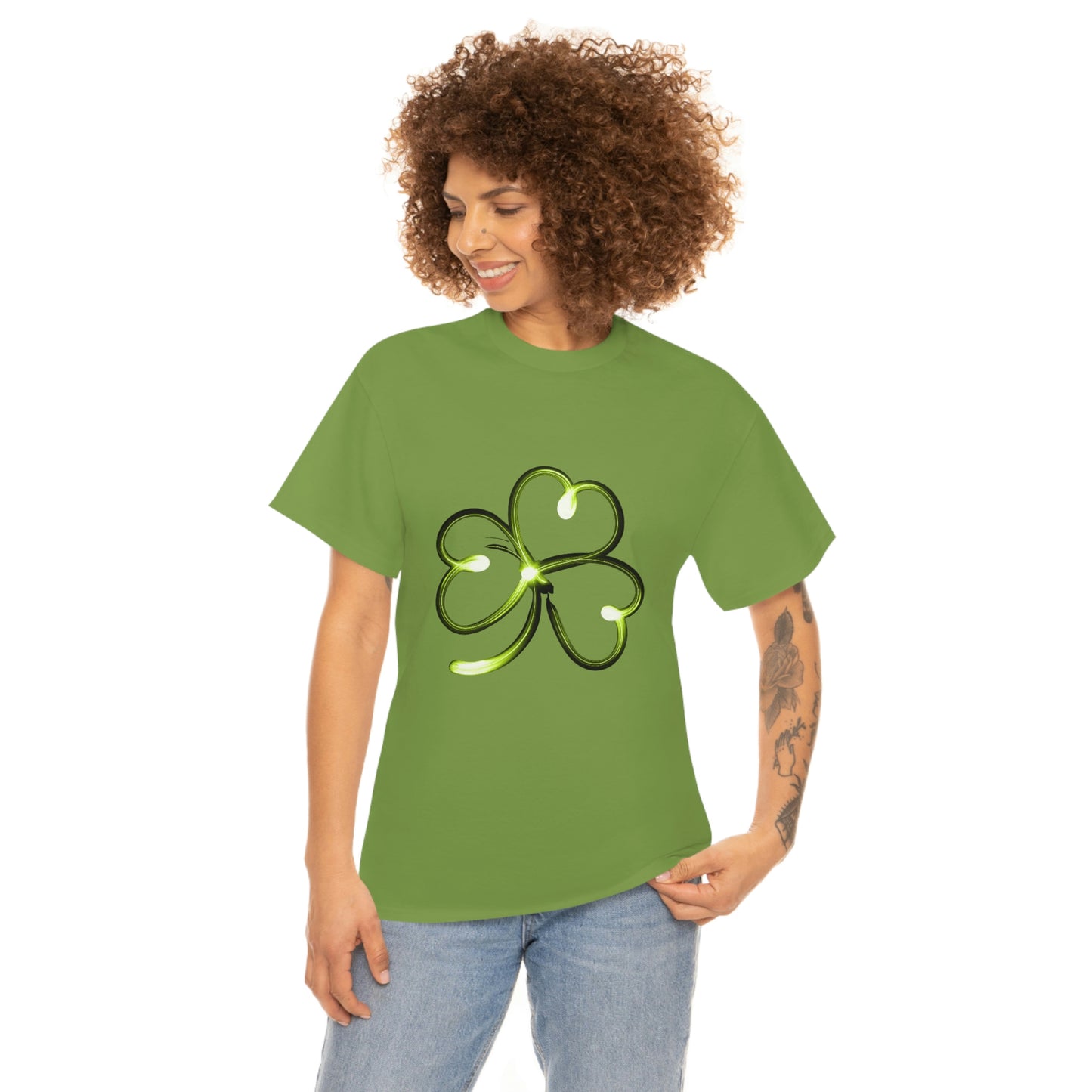 Simple Shamrock Unisex Cotton T-shirt