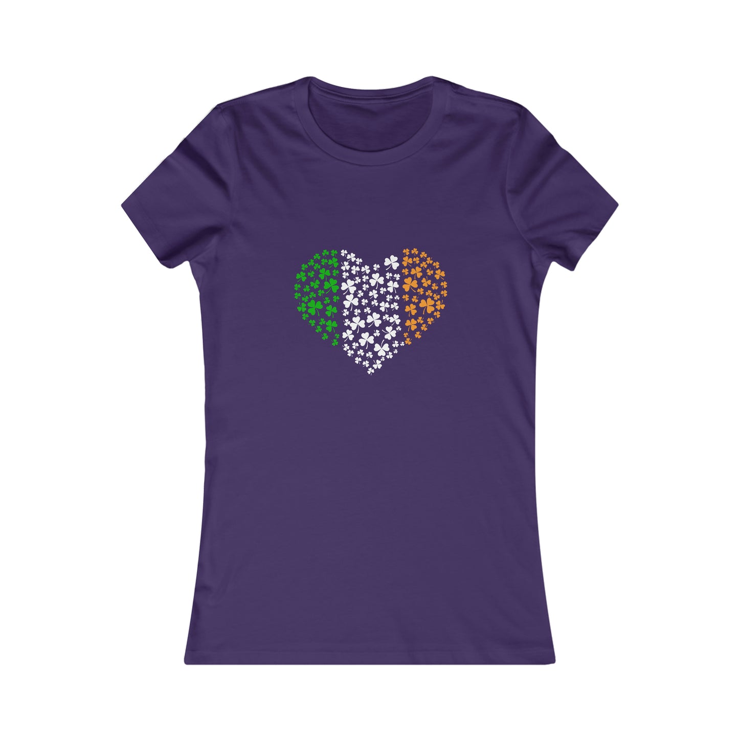 Irish Flag Hearts Women's Cotton Tee