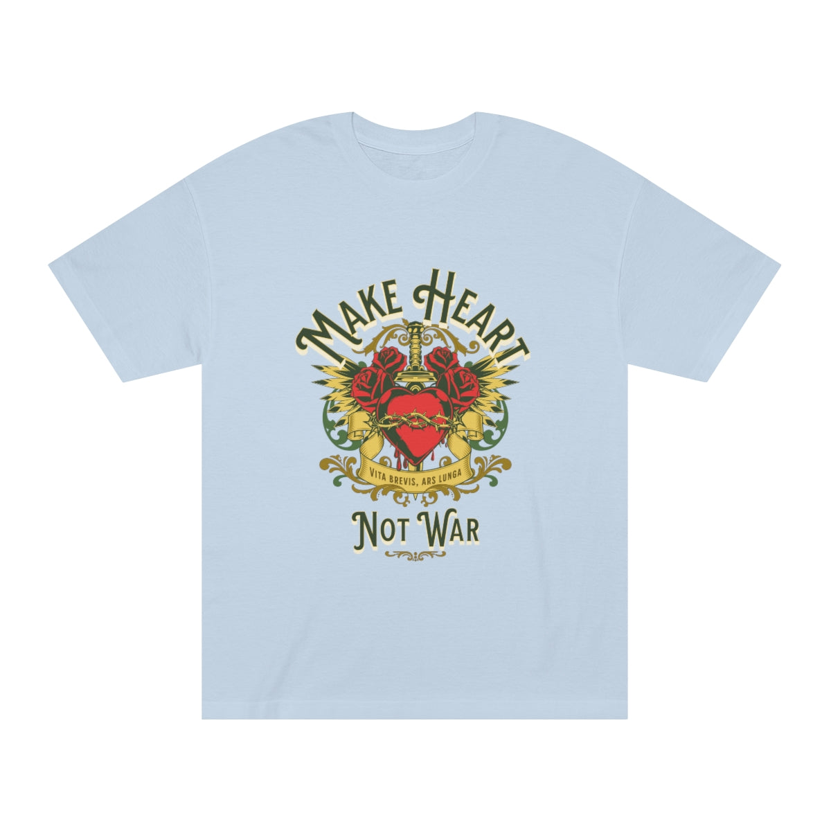 Make Heart Not War Unisex Classic Tee