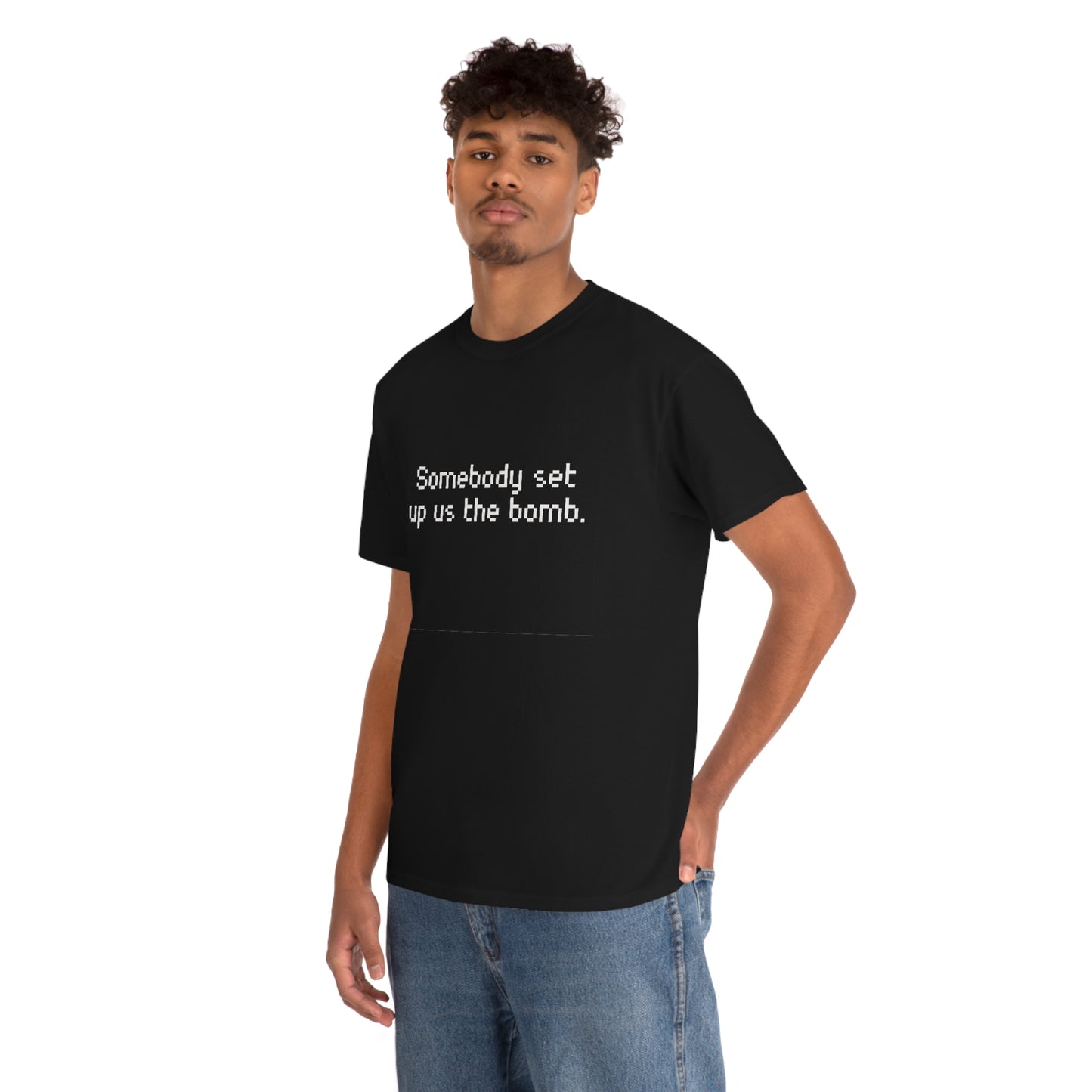 Set Up Us the Bomb Unisex Cotton T-shirt
