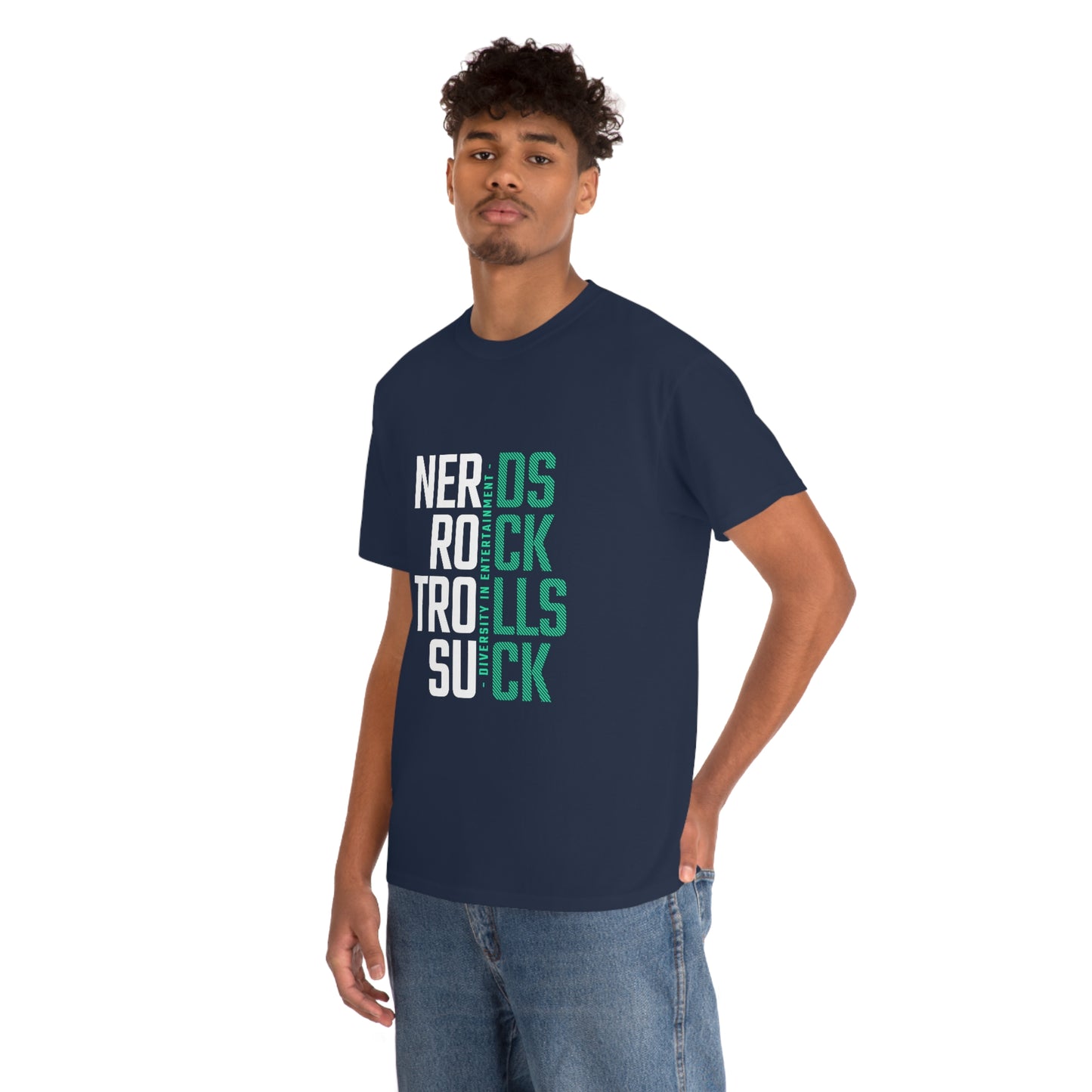 Nerds Rock Troll Suck Unisex Cotton T-shirt