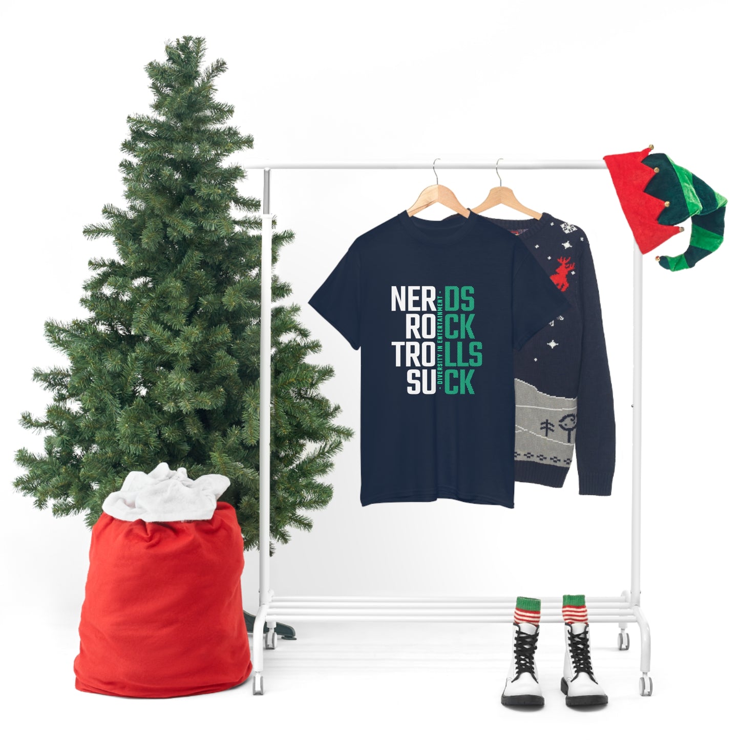 Nerds Rock Troll Suck Unisex Cotton T-shirt