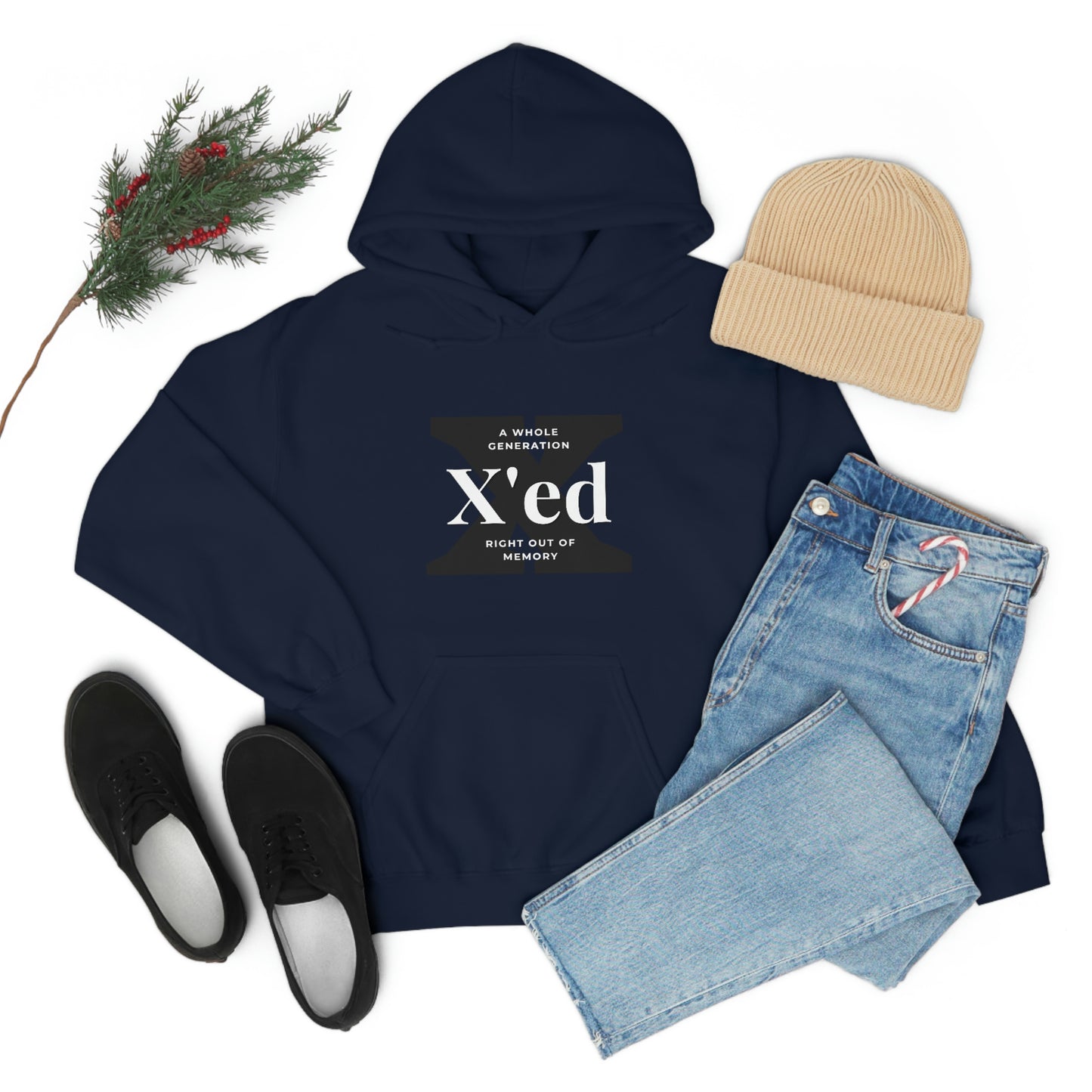 GenX X'ed Out Unisex Hooded Sweatshirt