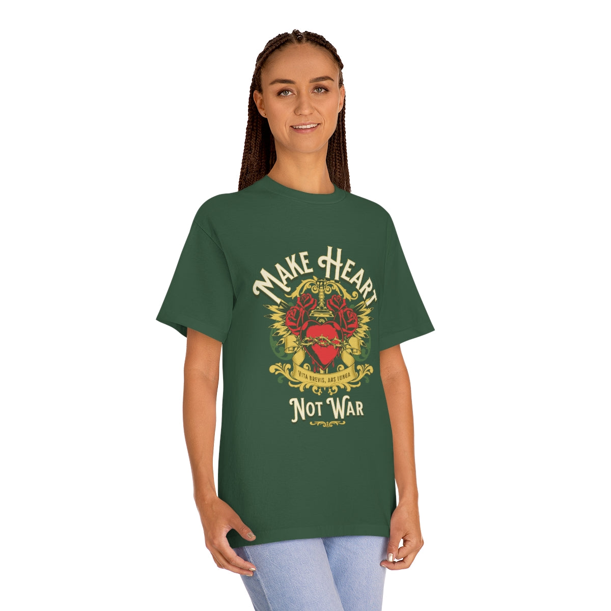 Make Heart Not War Unisex Classic Tee