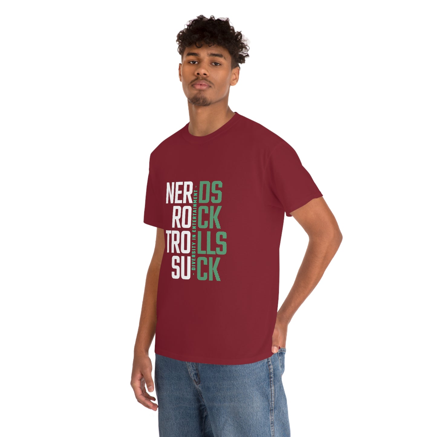 Nerds Rock Troll Suck Unisex Cotton T-shirt