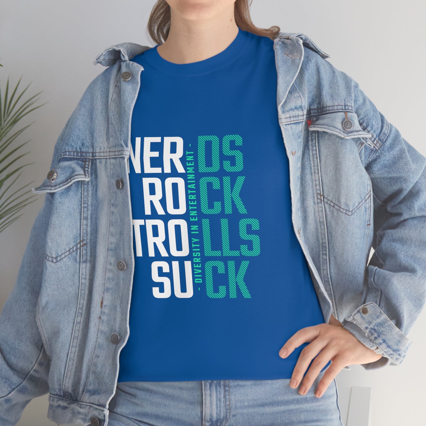 Nerds Rock Troll Suck Unisex Cotton T-shirt
