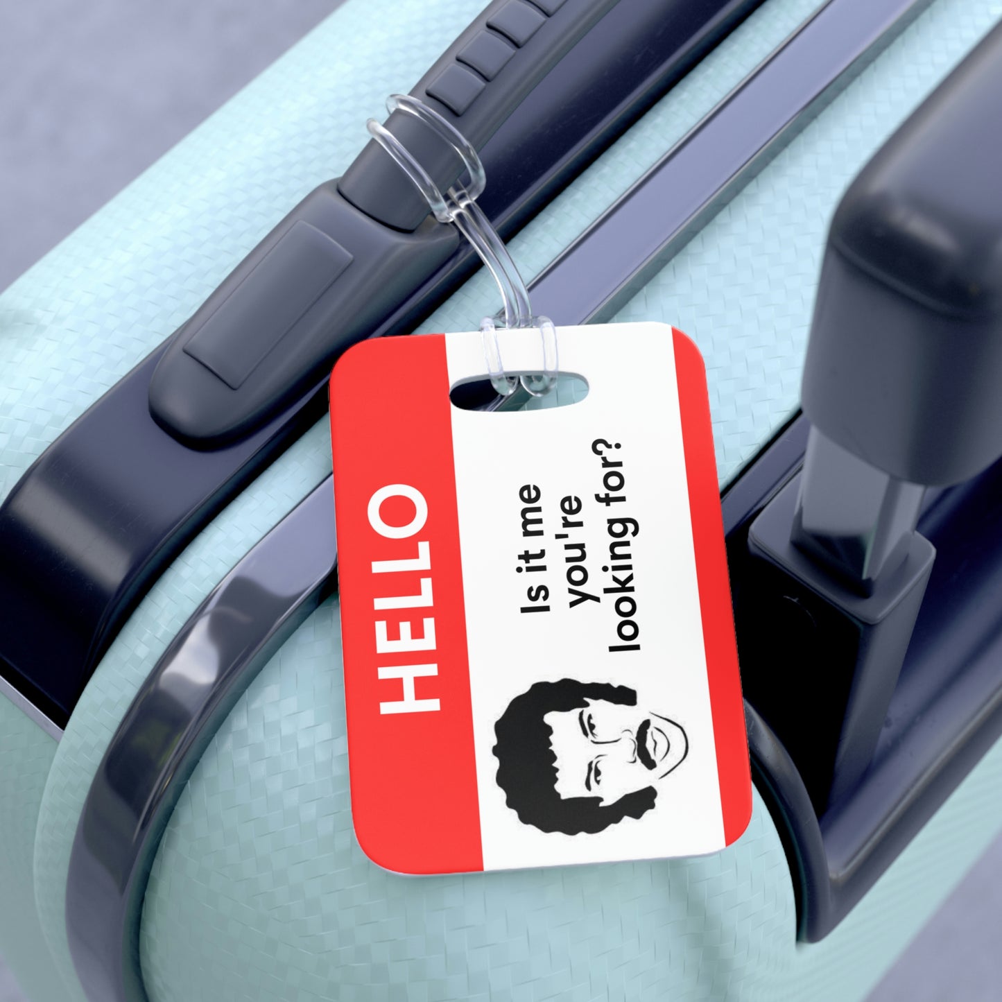 Hello Bag Tag - Red
