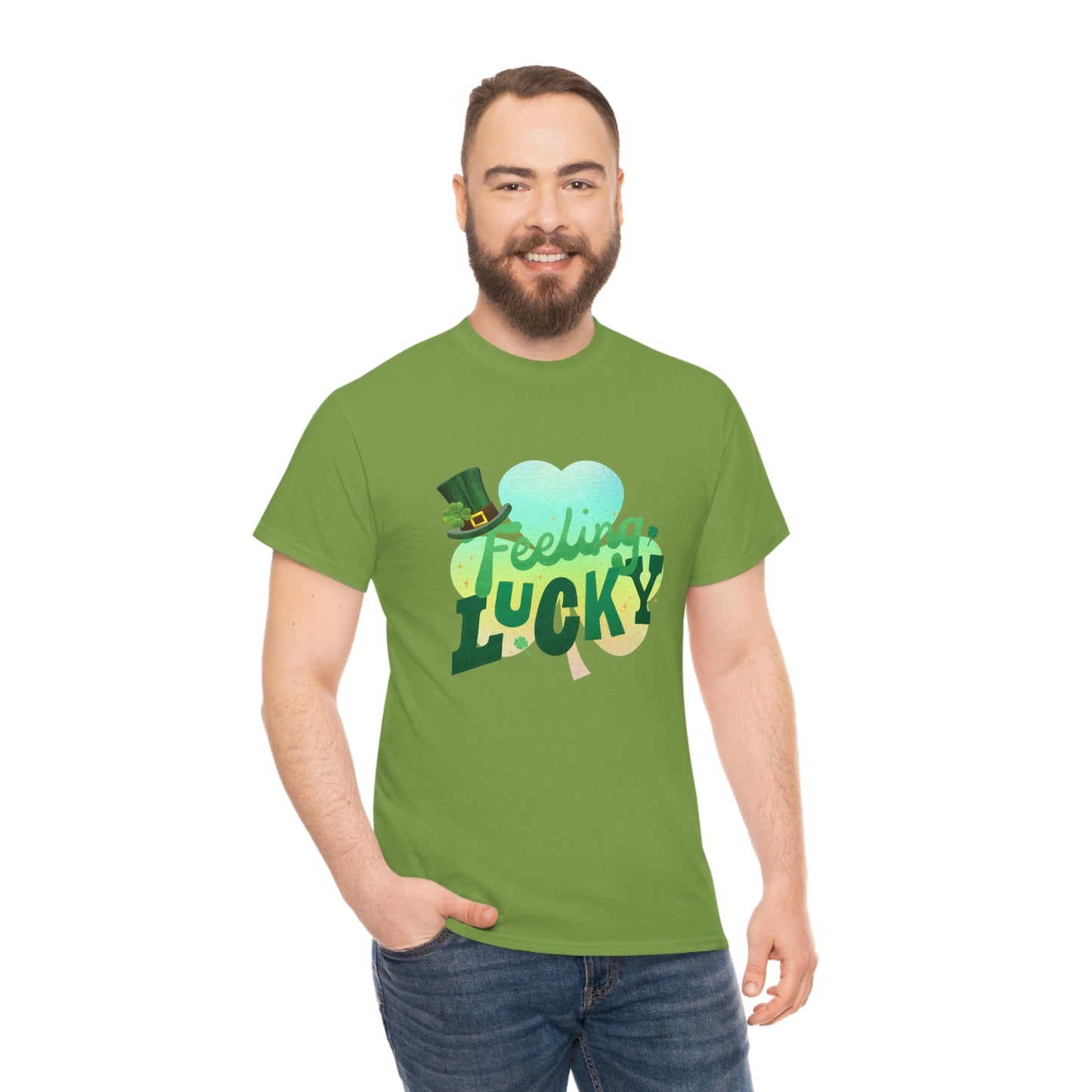 Feeling Lucky Unisex Cotton T-shirt