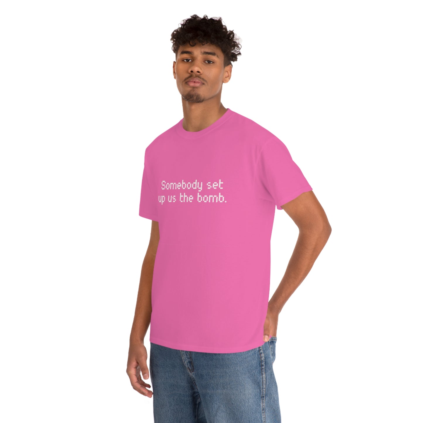Set Up Us the Bomb Unisex Cotton T-shirt