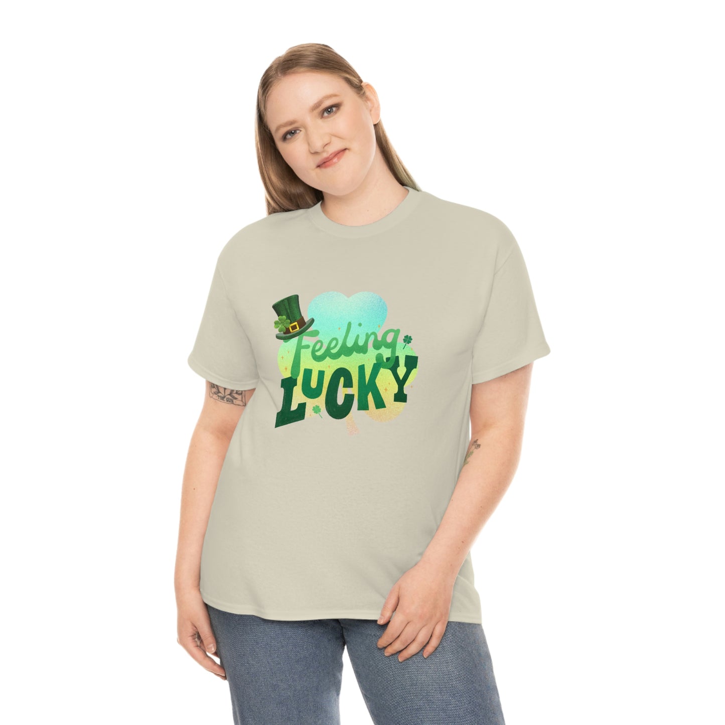 Feeling Lucky Unisex Cotton T-shirt