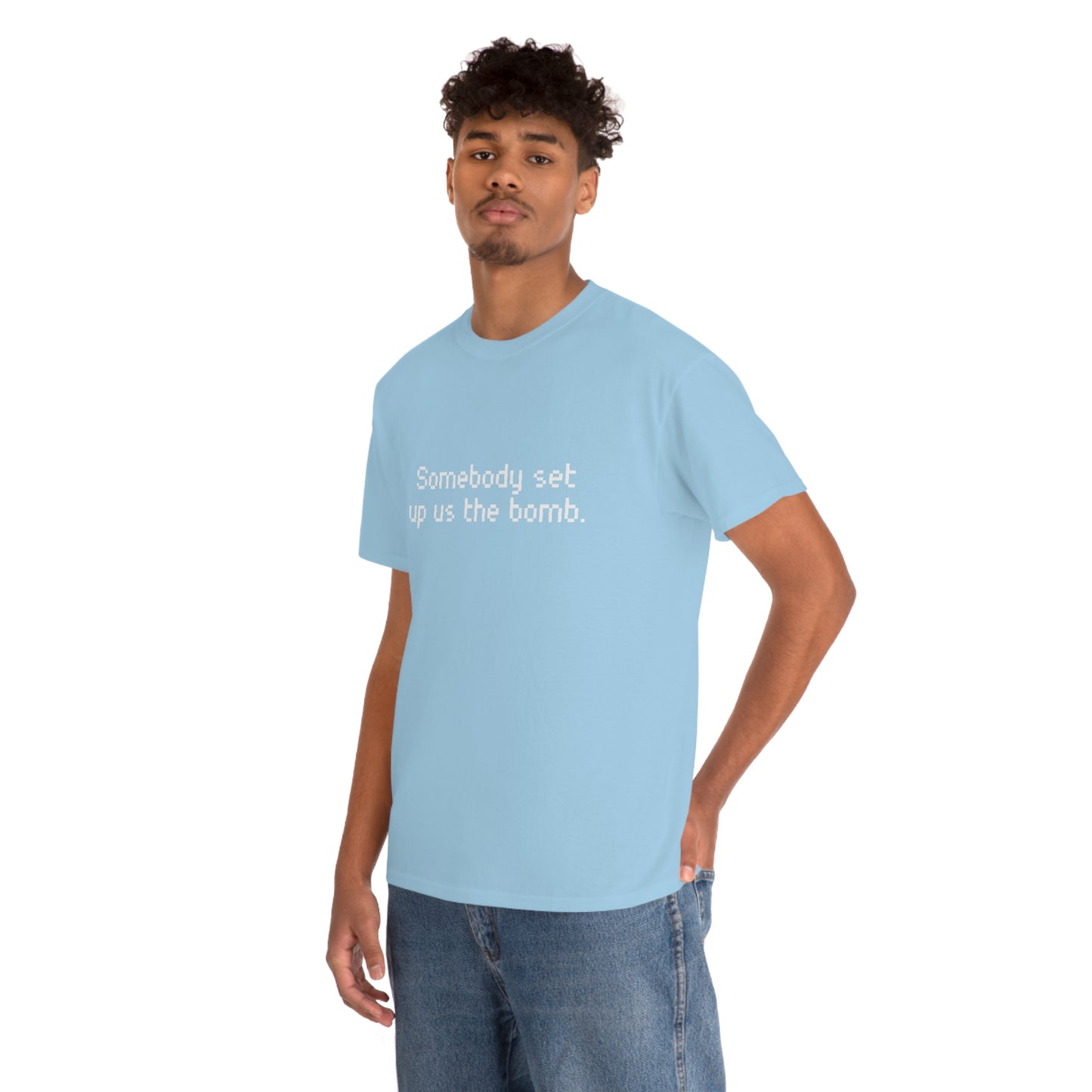 Set Up Us the Bomb Unisex Cotton T-shirt