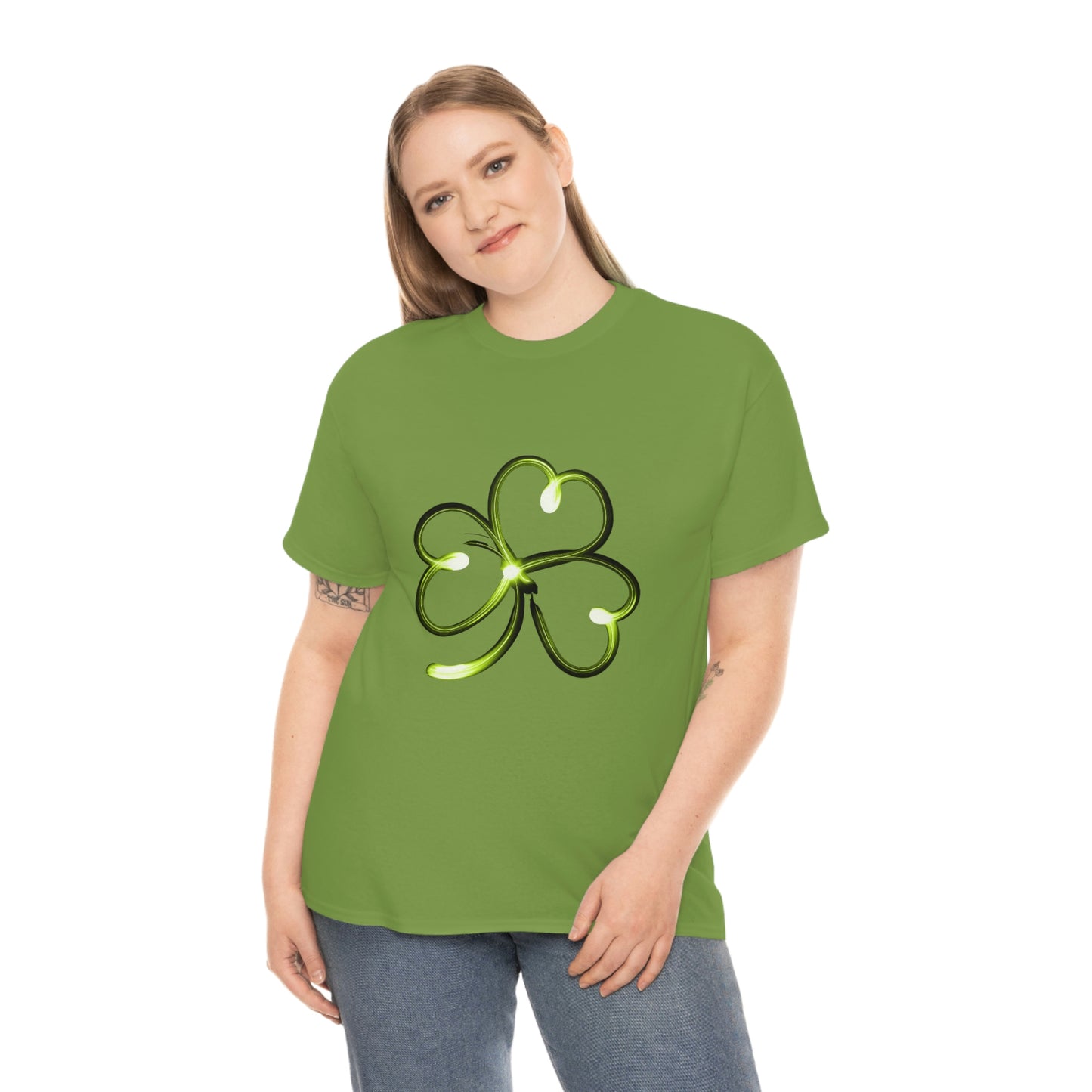 Simple Shamrock Unisex Cotton T-shirt