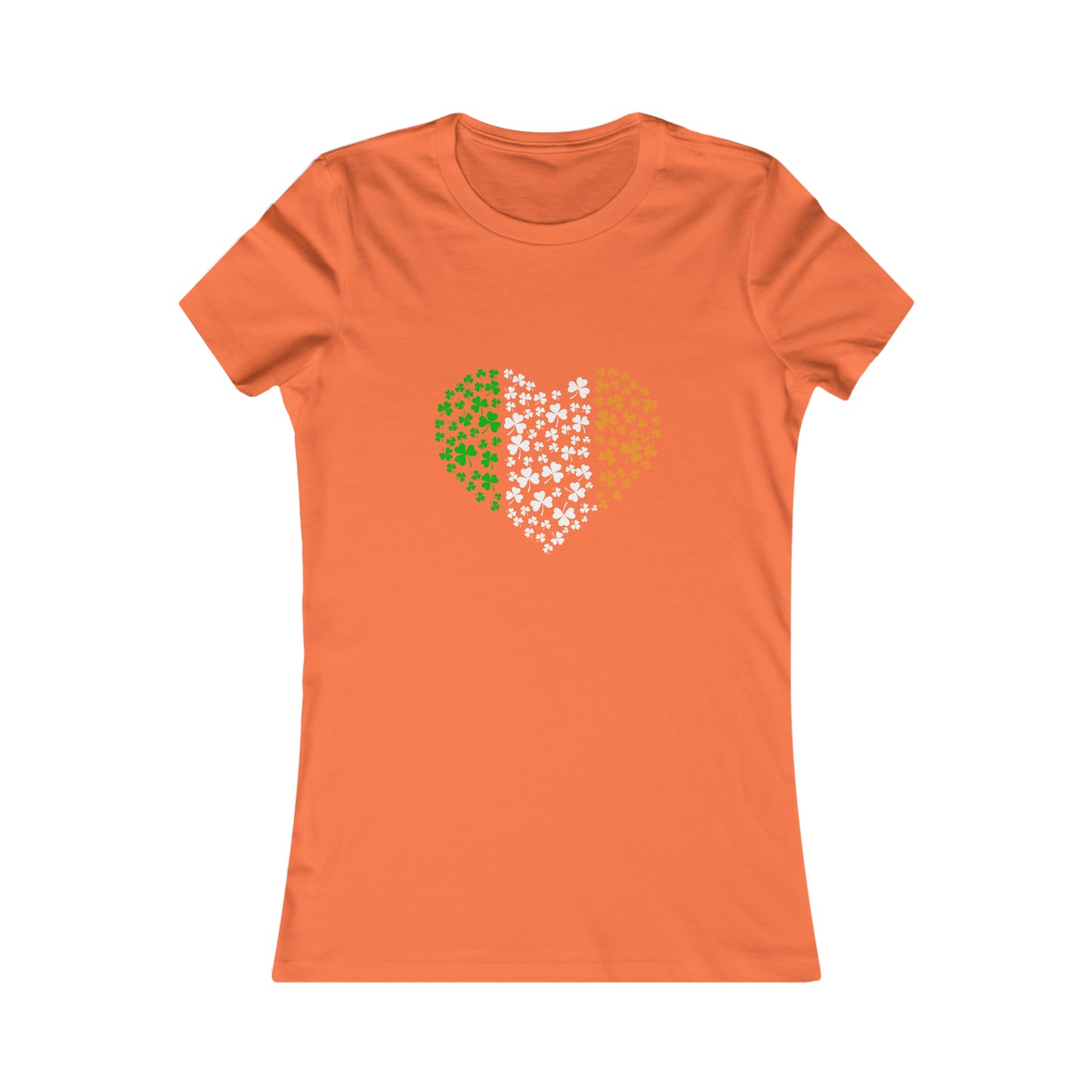 Irish Flag Hearts Women's Cotton Tee
