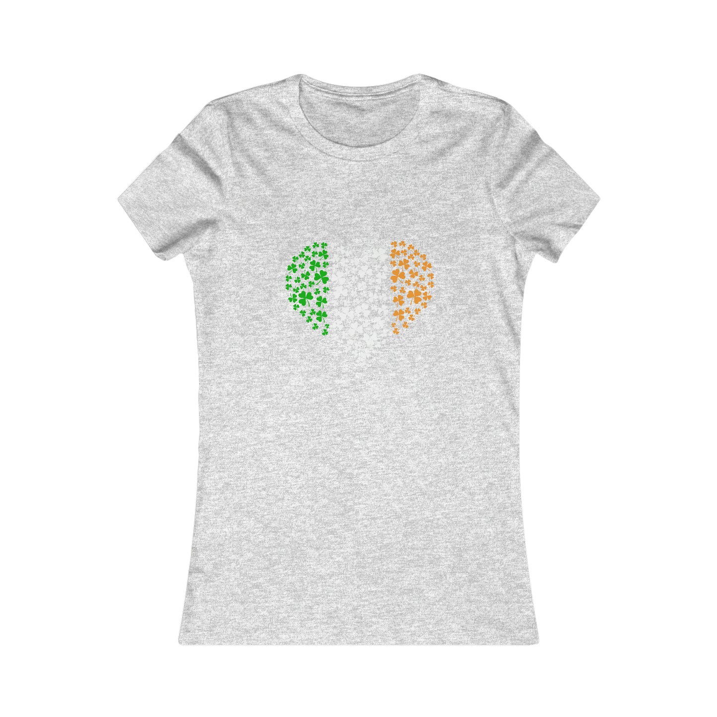 Irish Flag Hearts Women's Cotton Tee