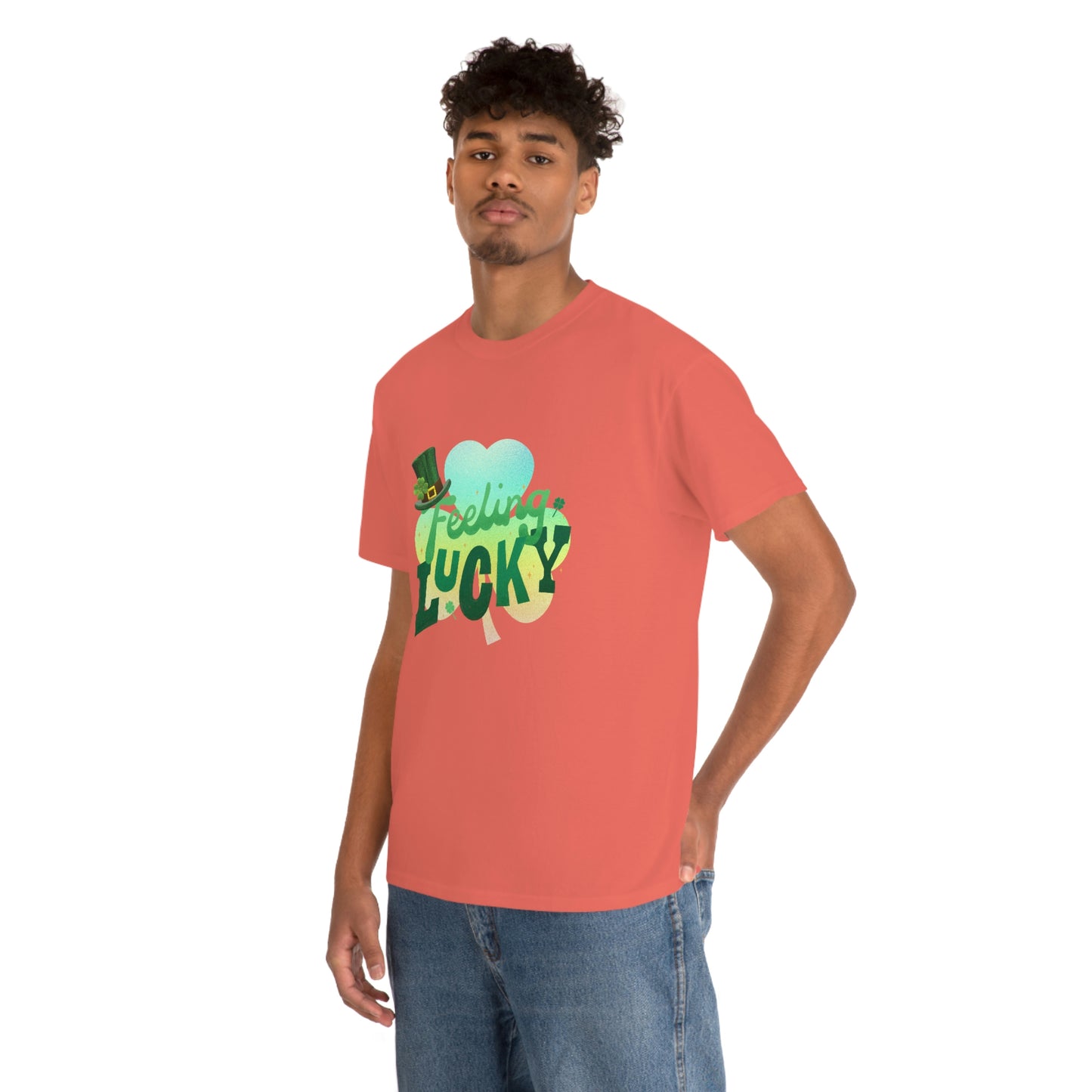 Feeling Lucky Unisex Cotton T-shirt