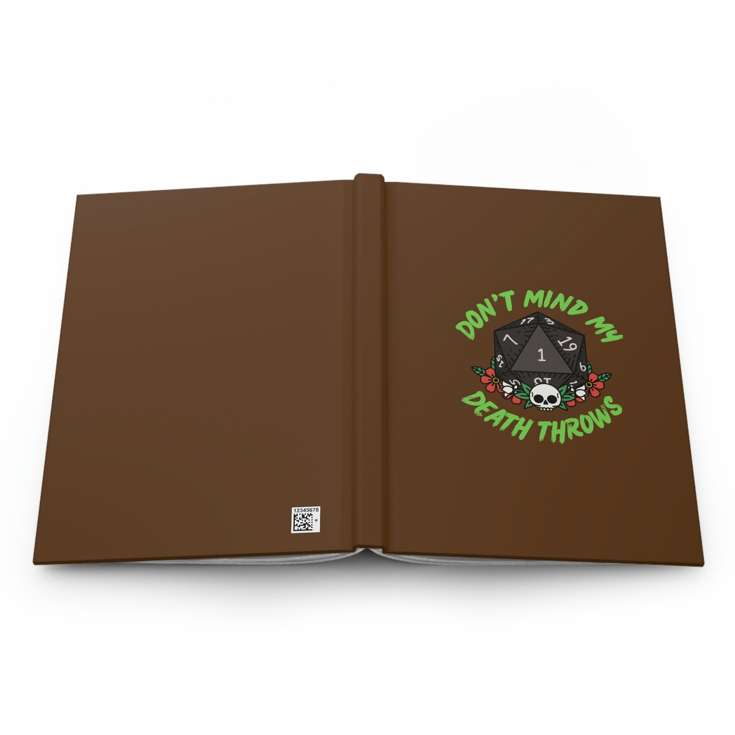 Death Throws Hardcover Journal Matte