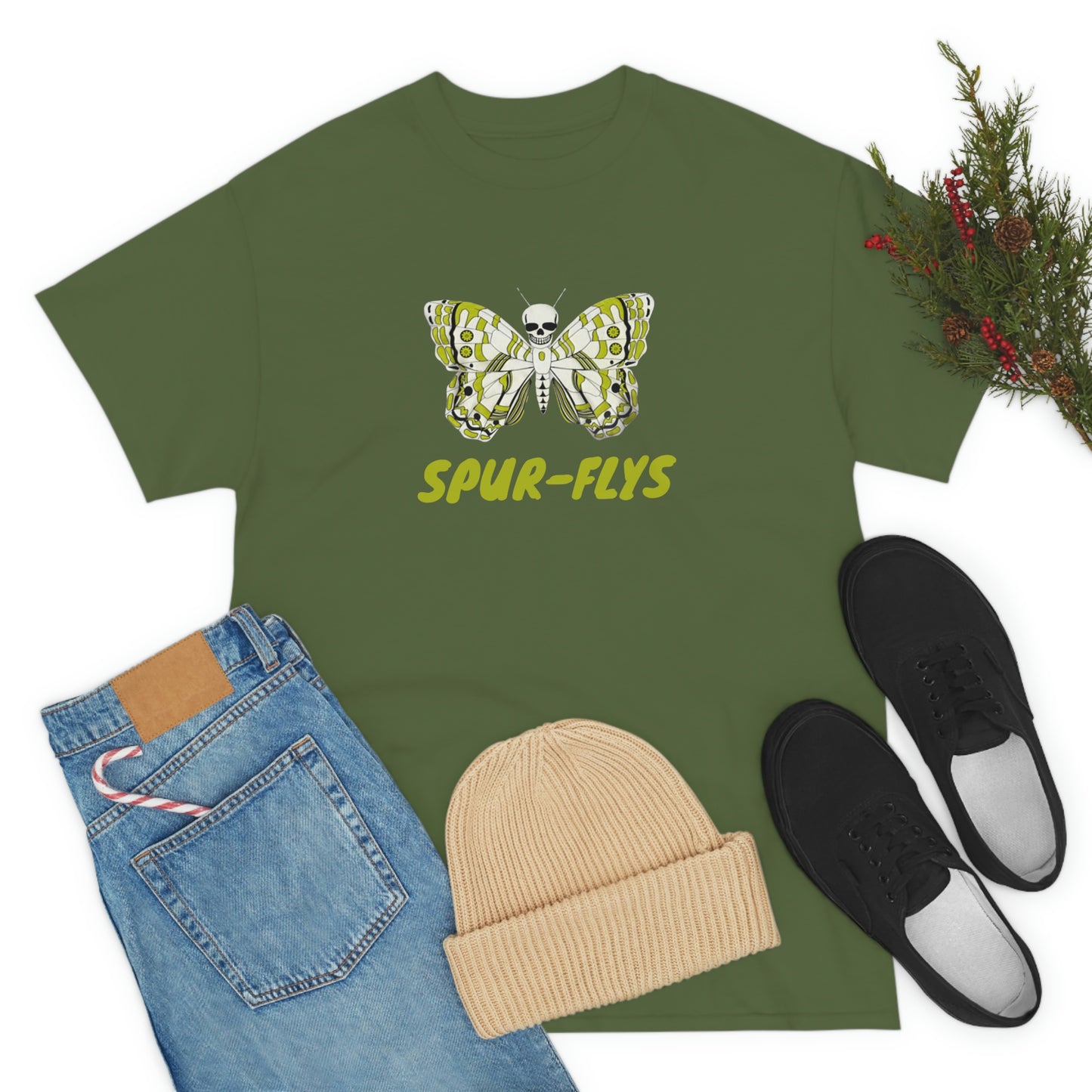 Spur-Flys Dark Unisex Cotton T-shirt