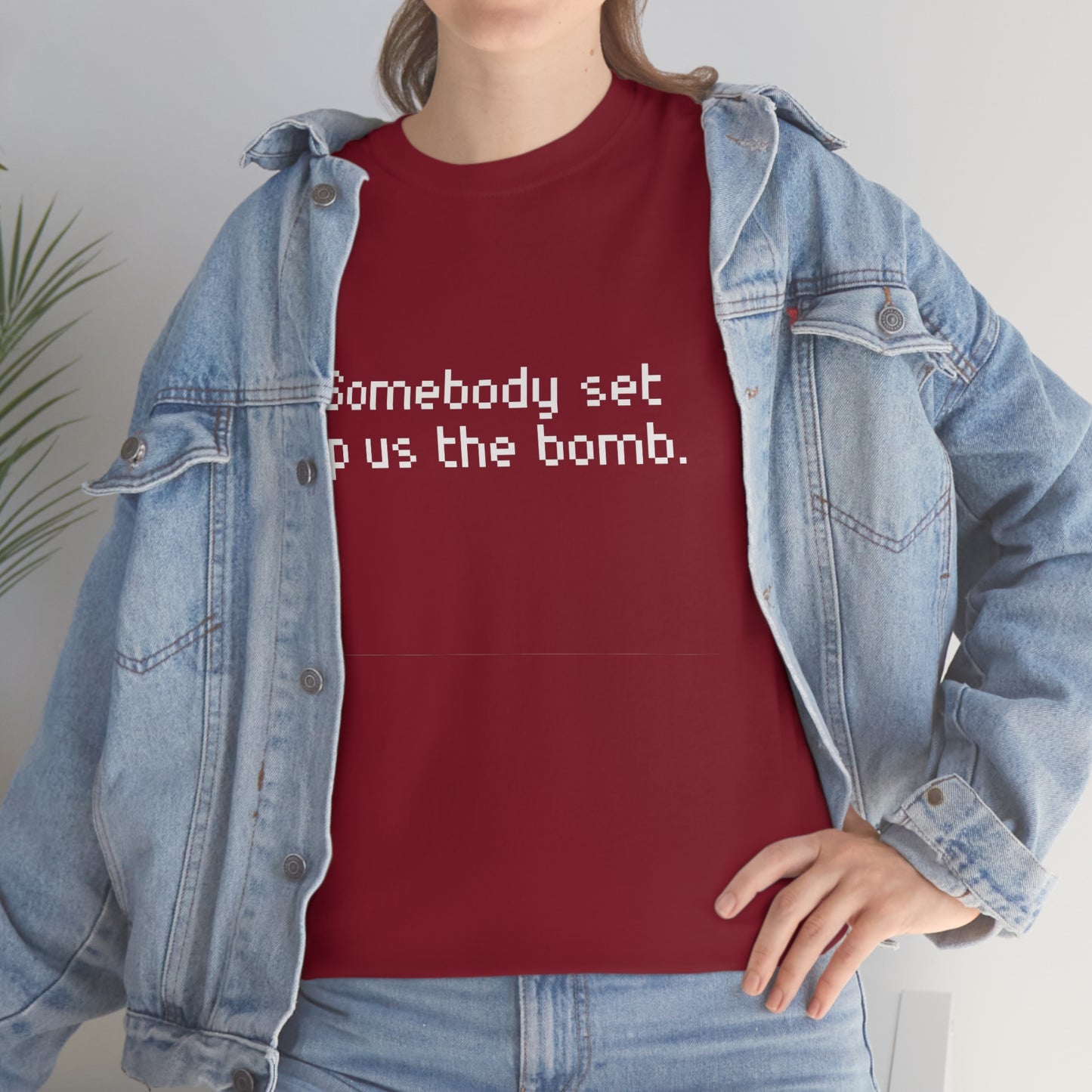 Set Up Us the Bomb Unisex Cotton T-shirt