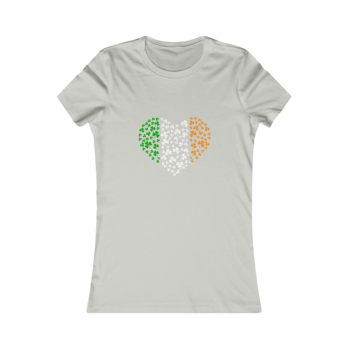 Irish Flag Hearts Women's Cotton Tee