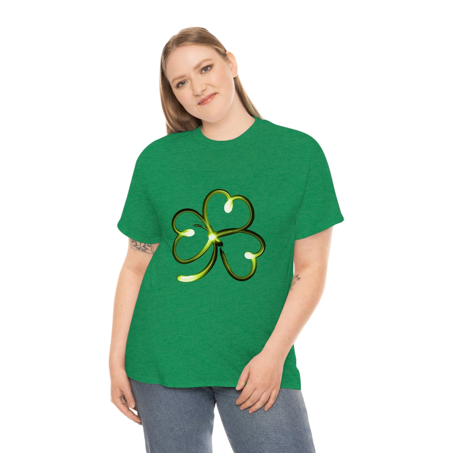 Simple Shamrock Unisex Cotton T-shirt