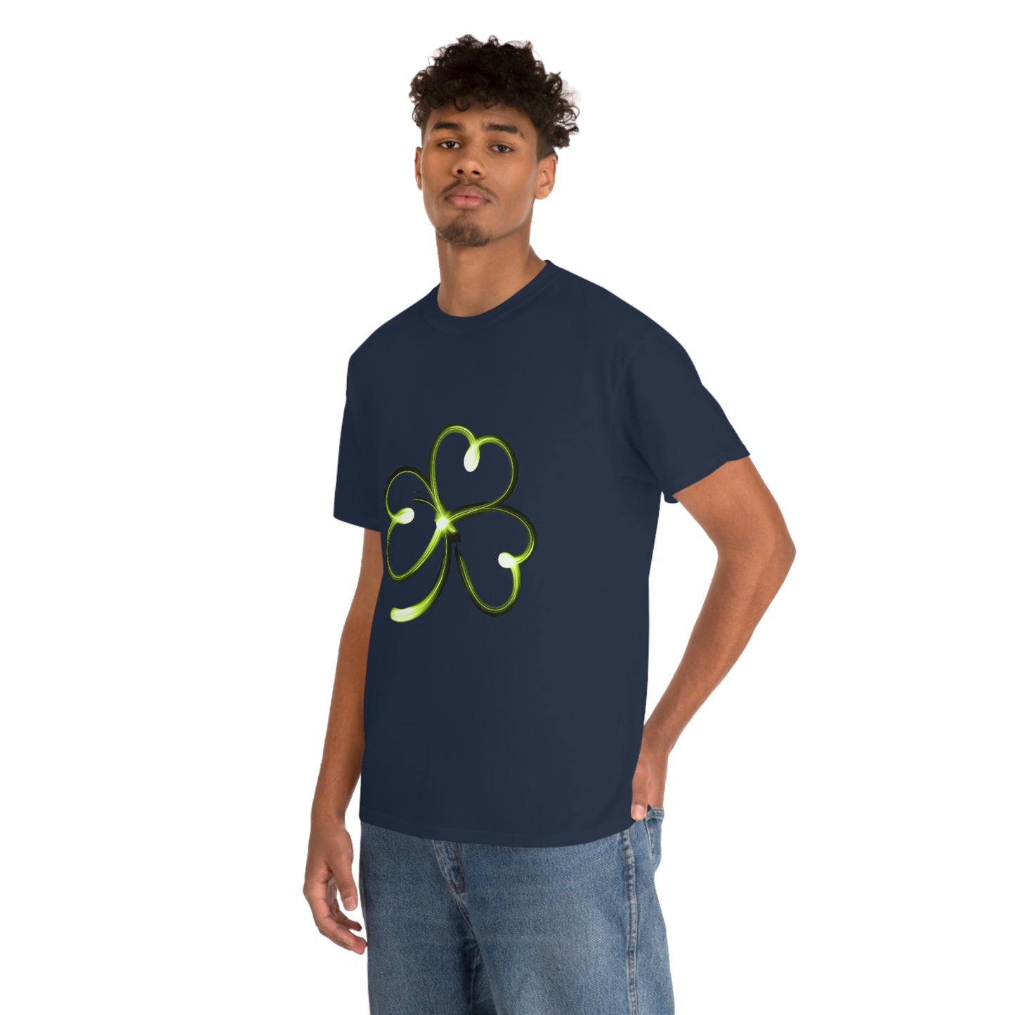 Simple Shamrock Unisex Cotton T-shirt