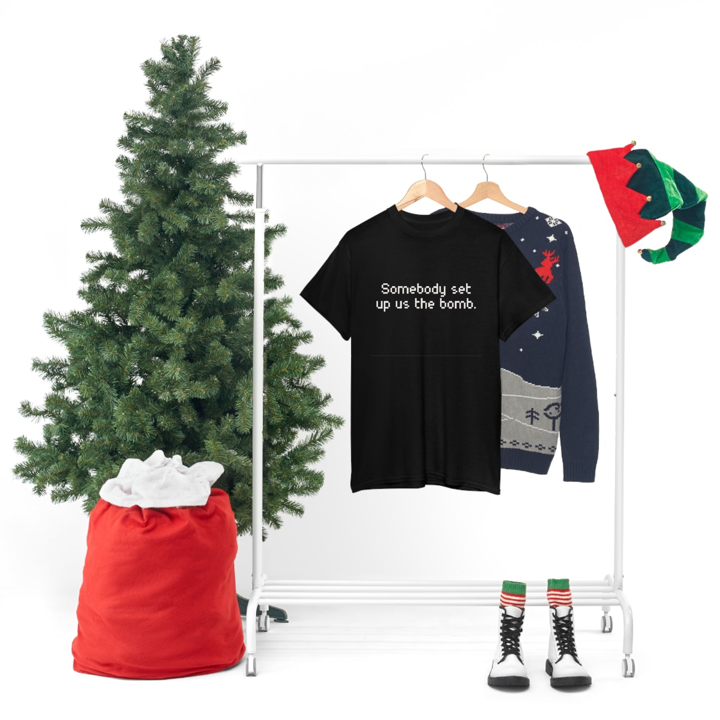 Set Up Us the Bomb Unisex Cotton T-shirt