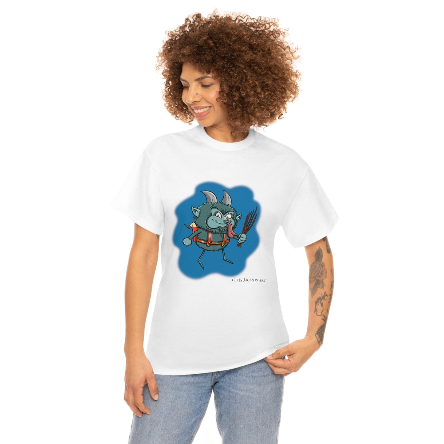 Chris Jackson KRAMPUS Unisex Cotton T-shirt