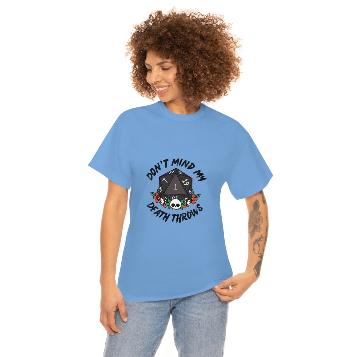Death Throws Light Unisex Cotton T-shirt