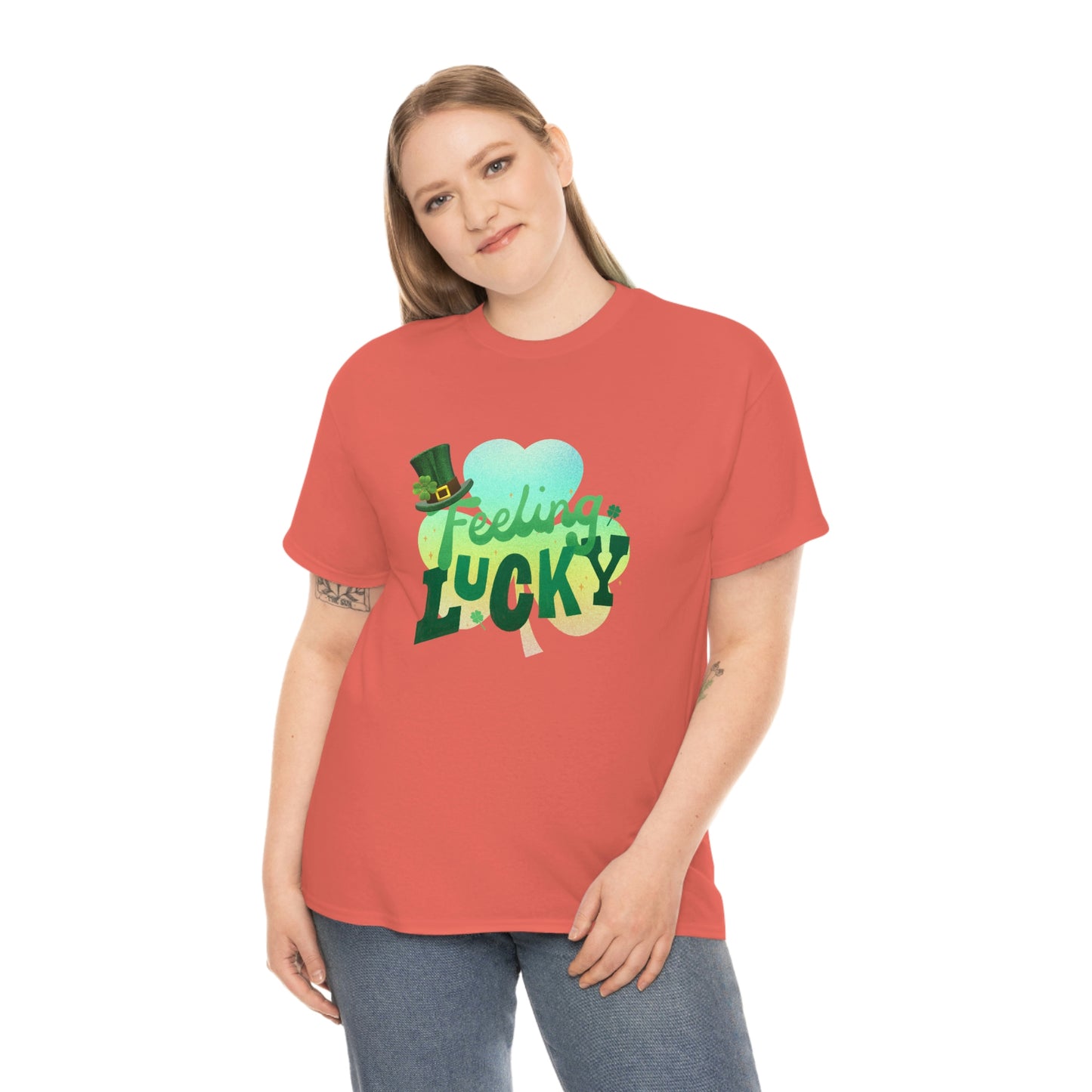 Feeling Lucky Unisex Cotton T-shirt