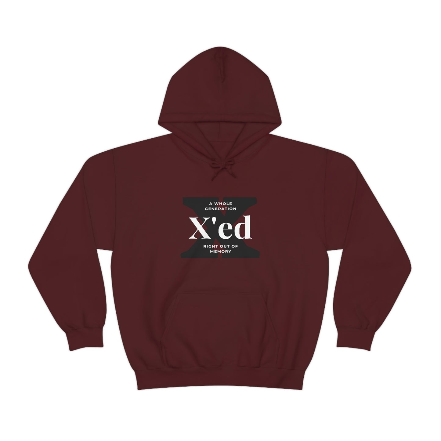GenX X'ed Out Unisex Hooded Sweatshirt