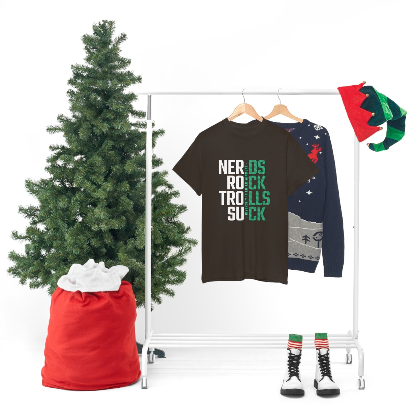 Nerds Rock Troll Suck Unisex Cotton T-shirt