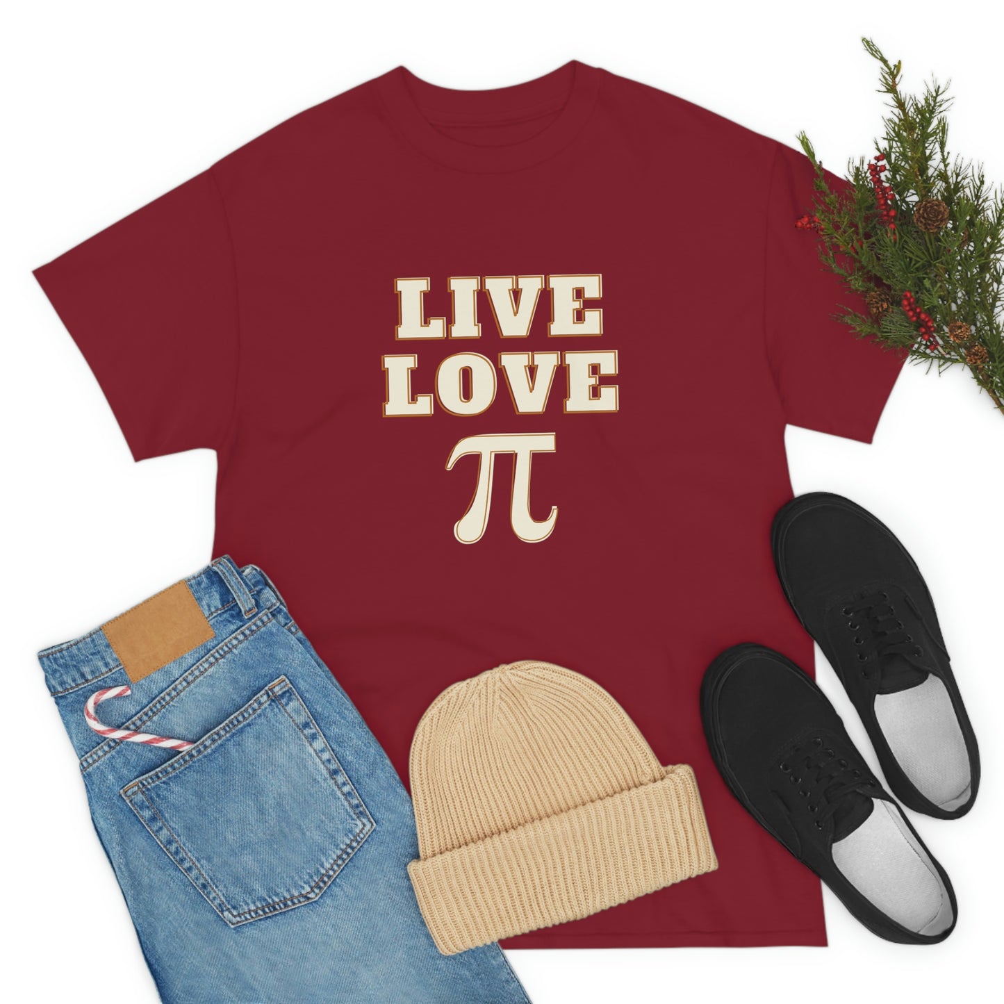 Live Love Pi Unisex Cotton T-shirt