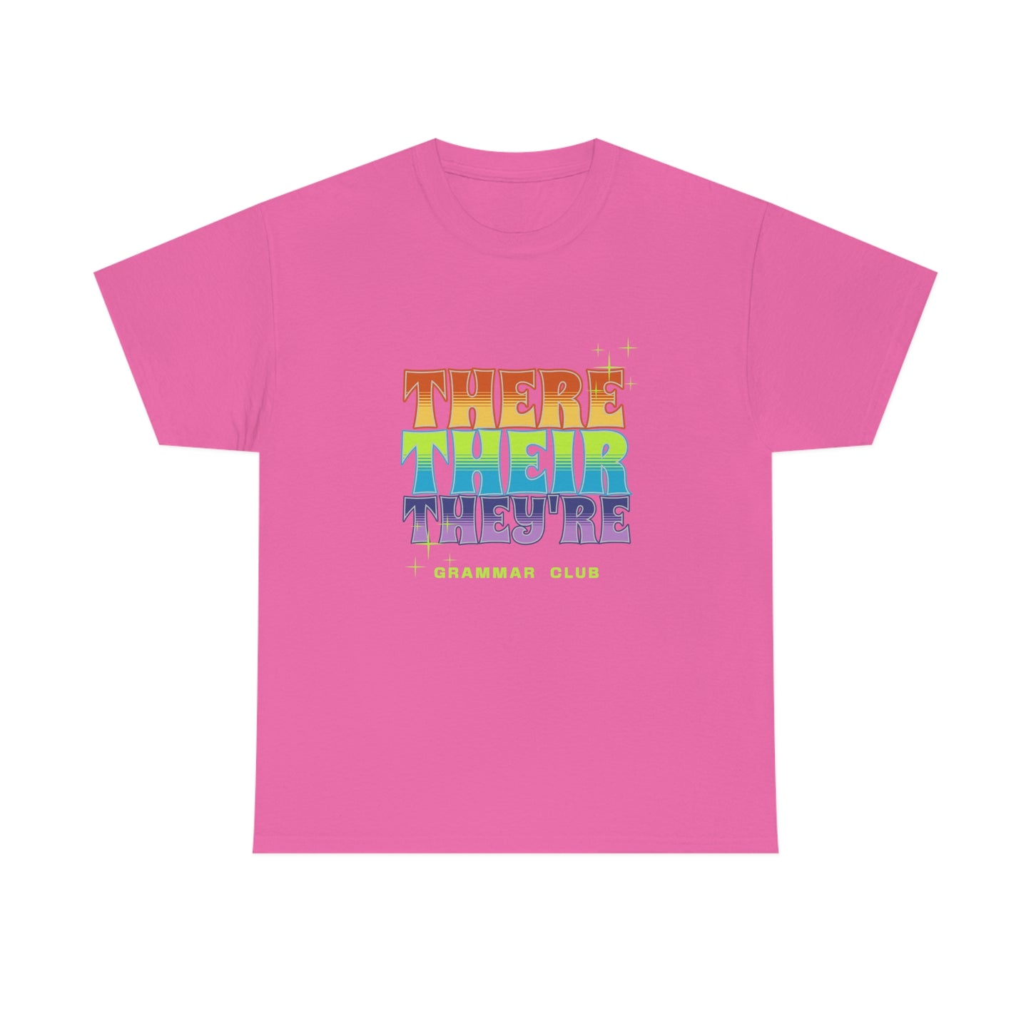 There Their They're Grammar Club Unisex Cotton T-shirt