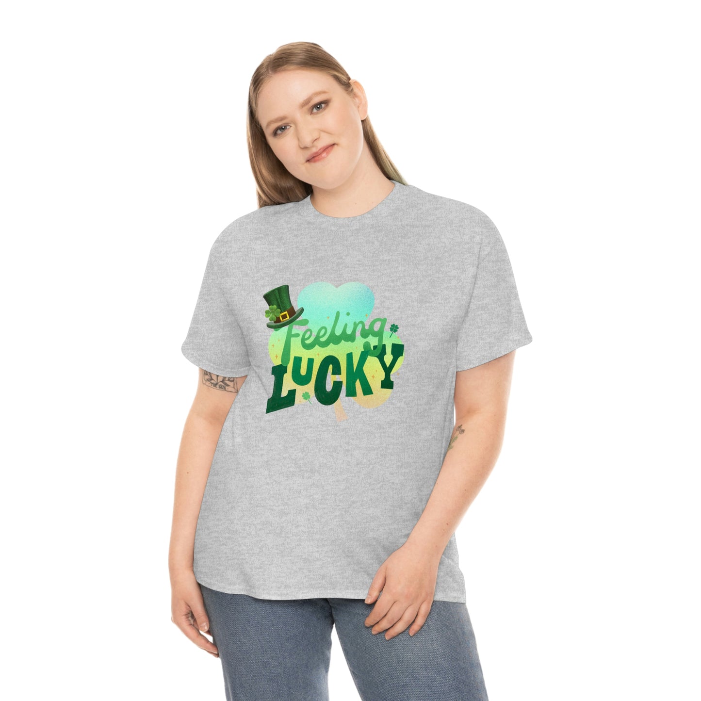 Feeling Lucky Unisex Cotton T-shirt