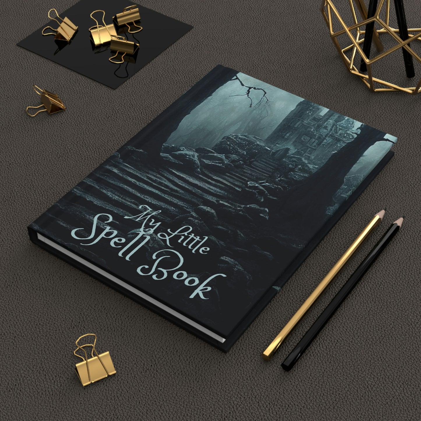 Staircase Spell Book Hardcover Journal Matte