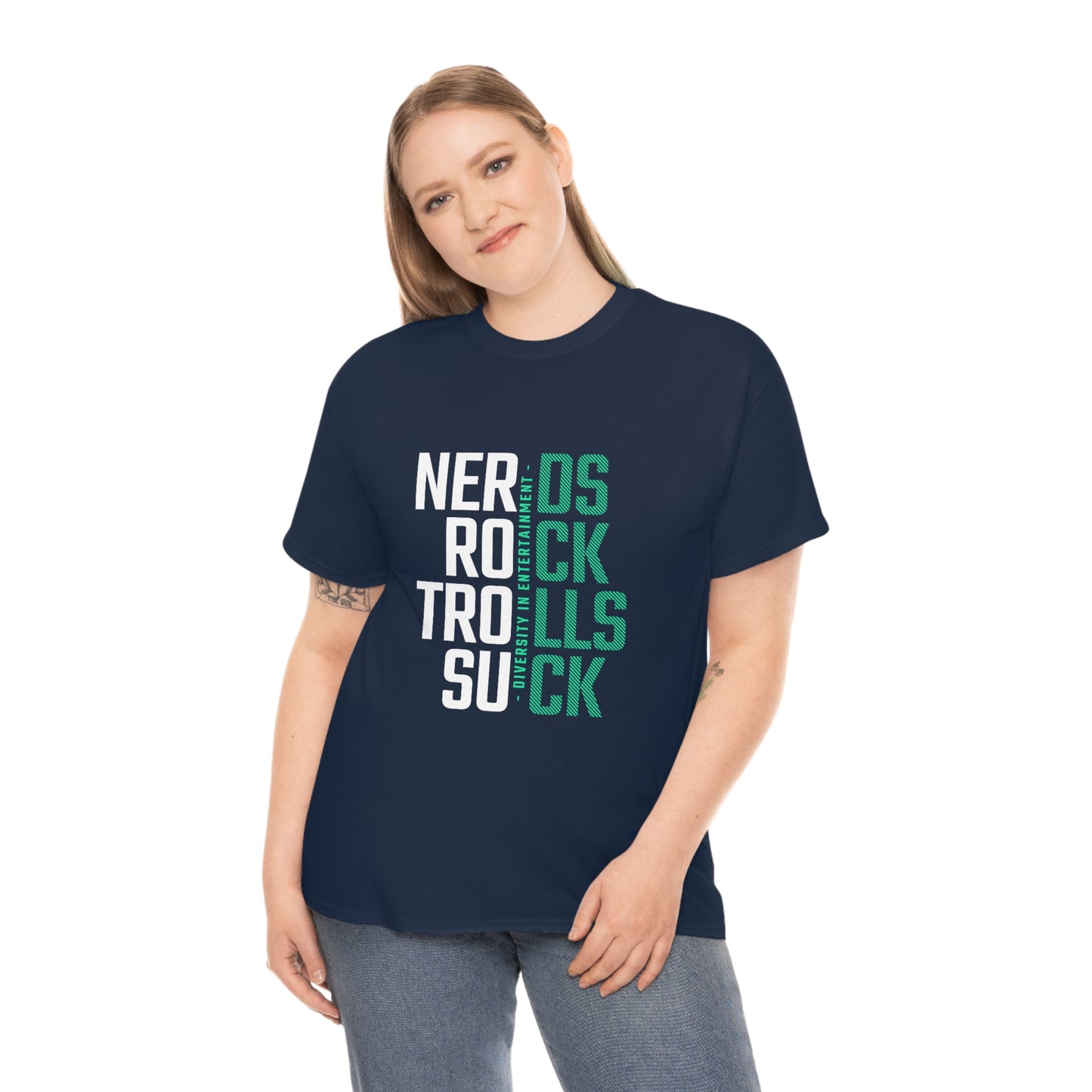 Nerds Rock Troll Suck Unisex Cotton T-shirt