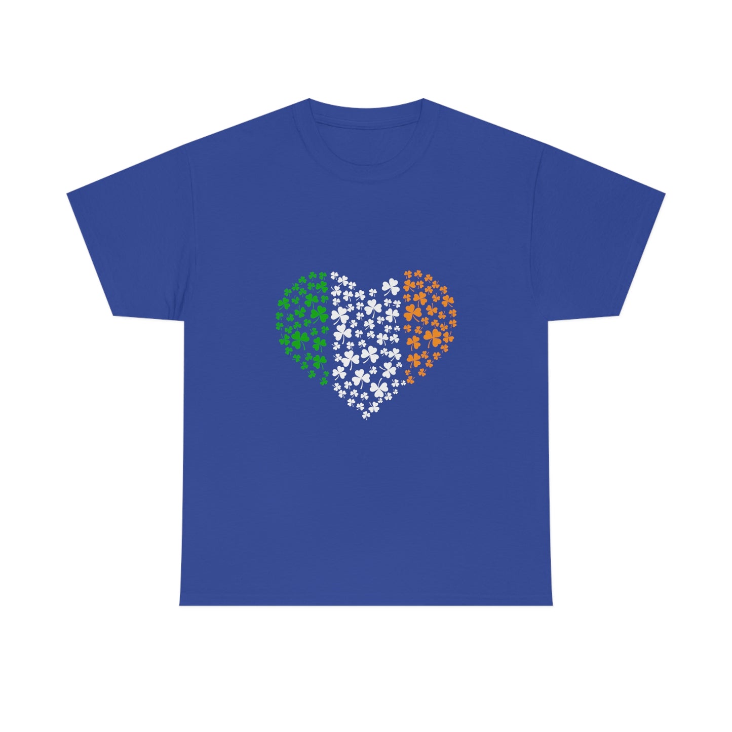 Irish Flag Hearts Unisex Cotton T-shirt