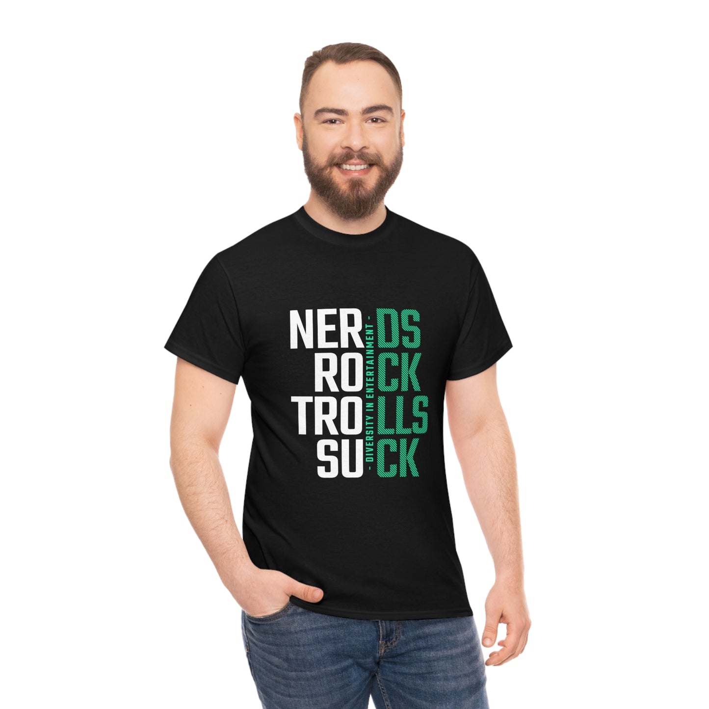 Nerds Rock Troll Suck Unisex Cotton T-shirt