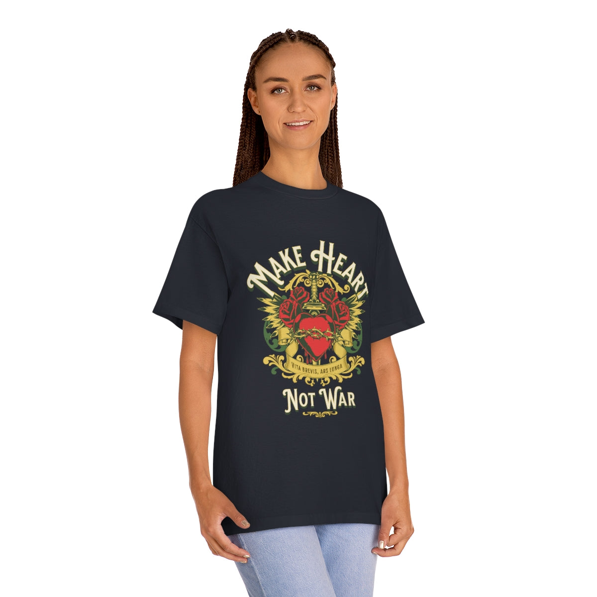 Make Heart Not War Unisex Classic Tee