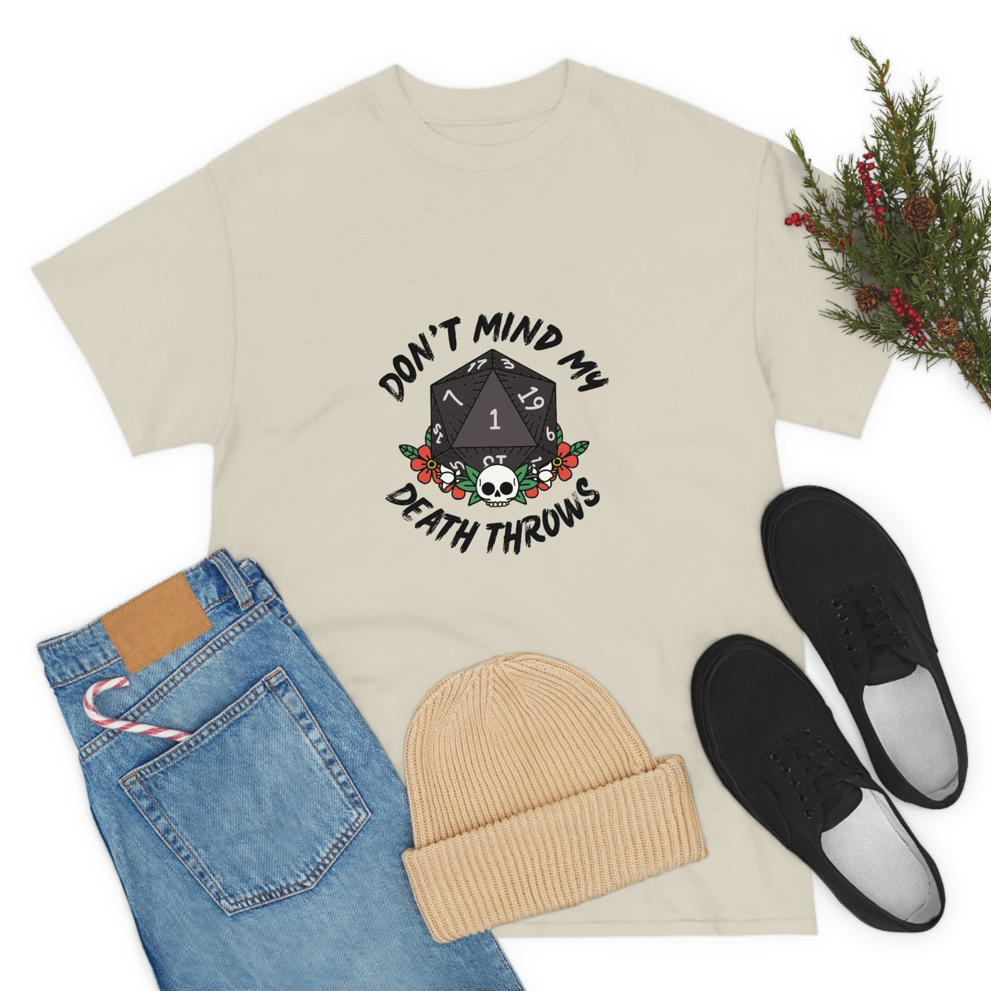 Death Throws Light Unisex Cotton T-shirt